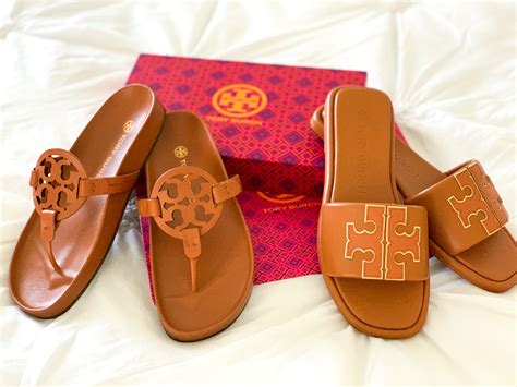 tory burch sandals cheap|Tory Burch fluffy sandals.